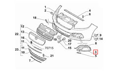 Linea Sis Farı Kapak Plastiği Şema