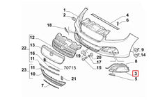 Linea Sis Farı Kapak Plastiği Şema