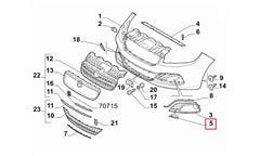 Linea Sis Farı Çerçeve Çıtası Şema