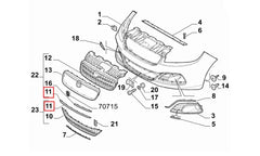 Linea Tampon Izgarası Çıtası Şema