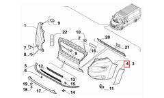 Ducato Çamurluk Ağzı Kaplama Plastiği Şema