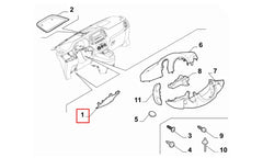 Doblo Sigorta Kutusu Kapağı Şema