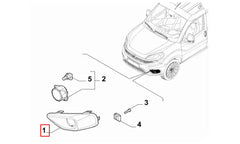 Doblo Sis Farı Çerçevesi Şema