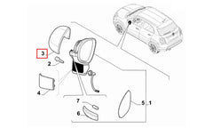 500 Yan Ayna Kapağı Şema