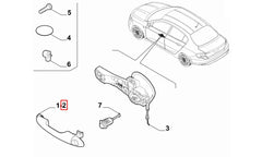Egea Bagaj Dış Açma Kolu Şema