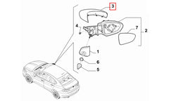 Egea Yan Ayna Kapağı Şema