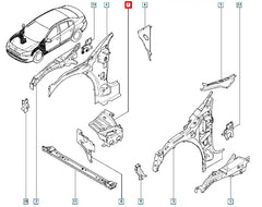 Megane Motor Ön Bağlantı Takozu Bağlantı Ayağı Şema