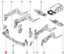 Megane Tampon Bağlantı Demiri Şema