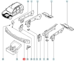 Duster Tampon Bağlantı Demiri Şema
