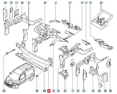 Kangoo Tampon Bağlantı Demiri Şema