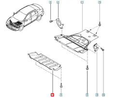 Fluence Motor Alt Koruma Sacı Şema
