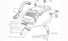 Uno Hava Filtre Kutusu Hortumu Şema