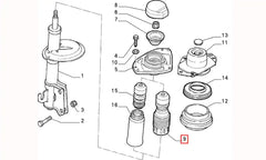 Uno Amortisör Toz Körüğü Şema