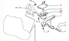 Tempra Motor Arka Bağlantı Takozu Şema