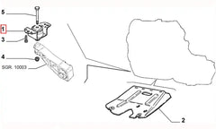 Tempra Motor Ön Bağlantı Takozu Şema