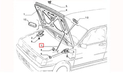 Tempra Kaput Dayama Çubuğu Şema