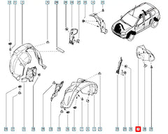 Duster Çamurluk Davlumbazı Şema