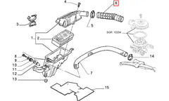 Tempra Hava Filtre Kutusu Hortumu Şema