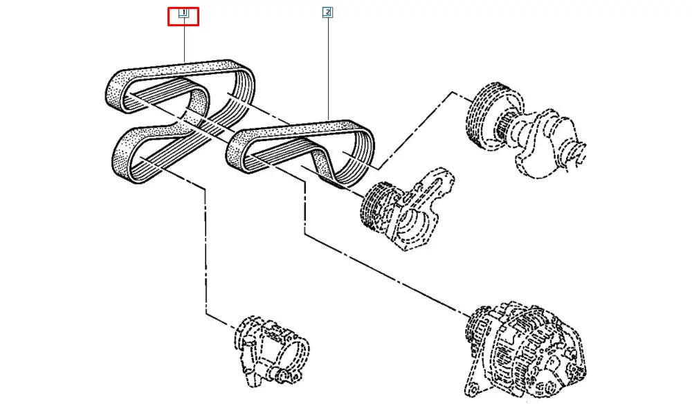 Kangoo Alternatör Kayışı Şema Kangoo Alternatör Kayışı Şema