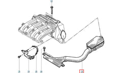 Megane Hava Filtre Kutusu Hortumu Şema