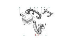 Master Hava Filtre Kutusu Hortumu Şema