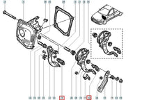 Megane Fren, Debriyaj Pedal Lastiği Şema