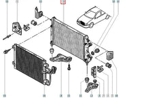 Megane Motor Su Radyatörü Şema