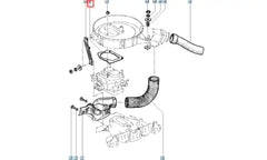 9 Hava Filtre Kutusu Boğaz Lastiği Şema