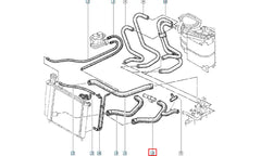 21 Motor Radyatörü Alt Hortumu Şema