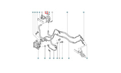 19 Direksiyon Hidrolik Deposu Şema