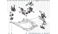 Express Motor Arka Bağlantı Takozu Şema