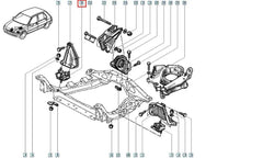 Express Motor Ön Bağlantı Takozu Şema