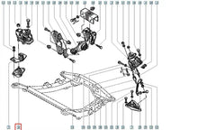 19 Motor Ön Bağlantı Takozu Şema