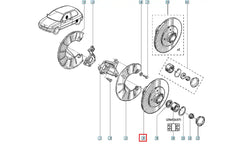 Clio Arka Fren Diski Şema