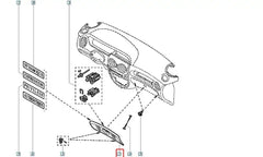 Megane Torpido Kapağı Şema