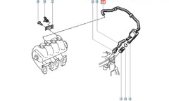 Kangoo Motor Yağ Buhar Hortumu Şema