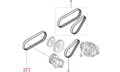 19 Alternatör Kayışı Şema