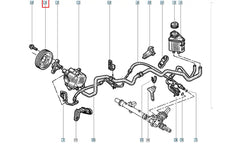 Megane Direksiyon Pompası Kasnağı Şema