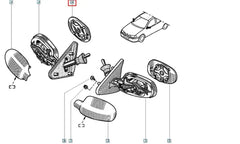 Clio Yan Ayna Camı Şema