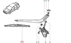 Laguna Cam Silecek Süpürgesi Şema