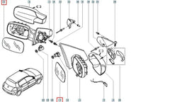 Megane Yan Ayna Camı Şema