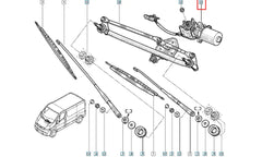 Trafic Cam Silecek Motoru Şema