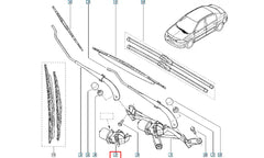 Megane Cam Silecek Motoru Şema