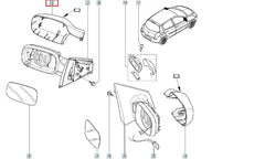 Clio Yan Ayna Kapağı Şema