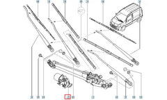 Kangoo Cam Silecek Motoru Şema