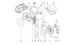 Kangoo Yan Ayna Kapağı Şema