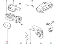 Clio Yan Ayna Camı Şema