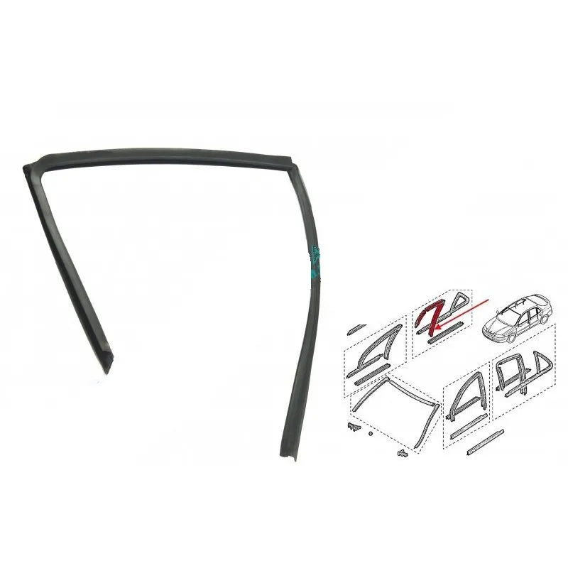 Laguna Arka Kapı Cam Fitili Sağ 2003-2007 Orjinal