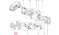Master Arka Fren Balatası Şema