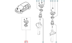 Megane Amortisör Takozu + Bilyası Takım Şema
